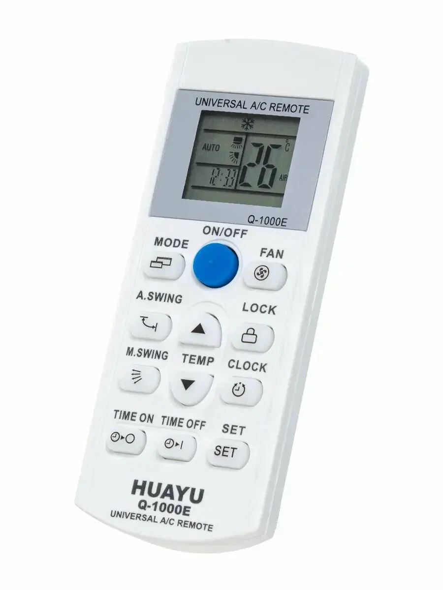 Пульт ДУ для Кондиционеров универс Q-1000E (Q1000) 1000 в 1