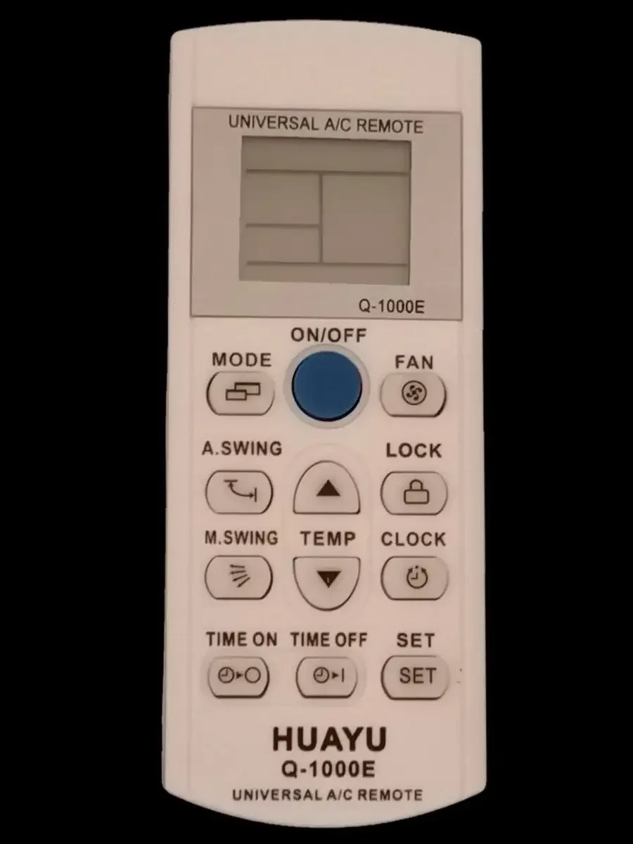 Пульт ДУ для Кондиционеров универс Q-1000E (Q1000) 1000 в 1