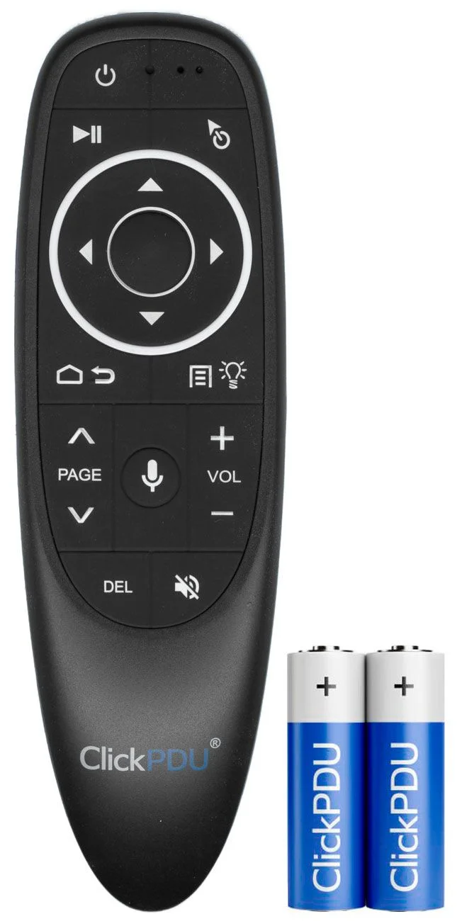 Универсальный пульт ClickPdu G10S Pro с голосовой функцией, air mouse с подсветкой