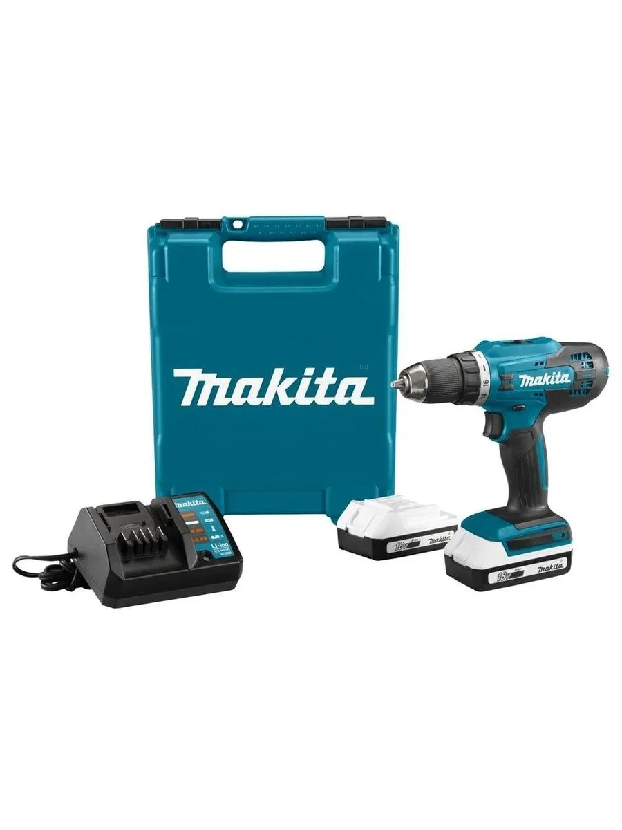 Дрель-шуруповерт Makita DF488D002 аккум. патрон:быстрозажимной (кейс в комплекте)
