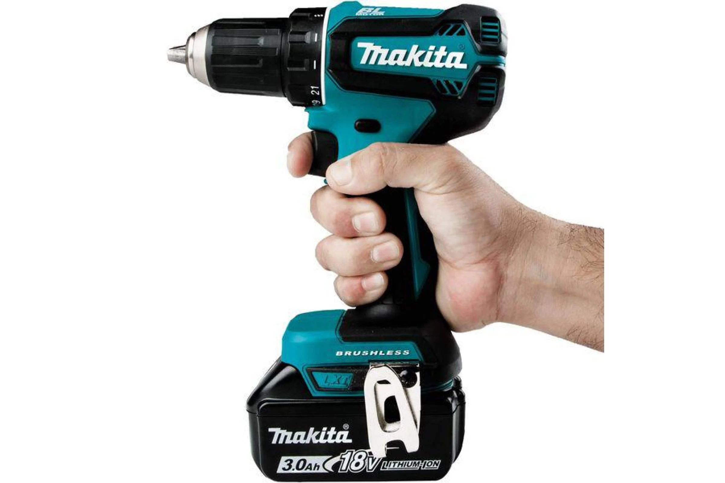 Дрель-шуруповерт Makita DHP485SYE аккум. патрон:быстрозажимной (кейс в комплекте)