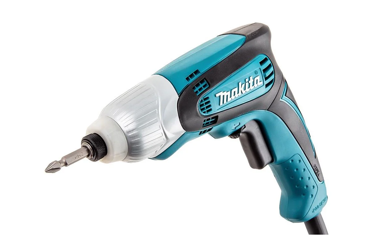 Дрель-шуруповерт Makita TD0100 230Вт патрон:шестигр.1/4"