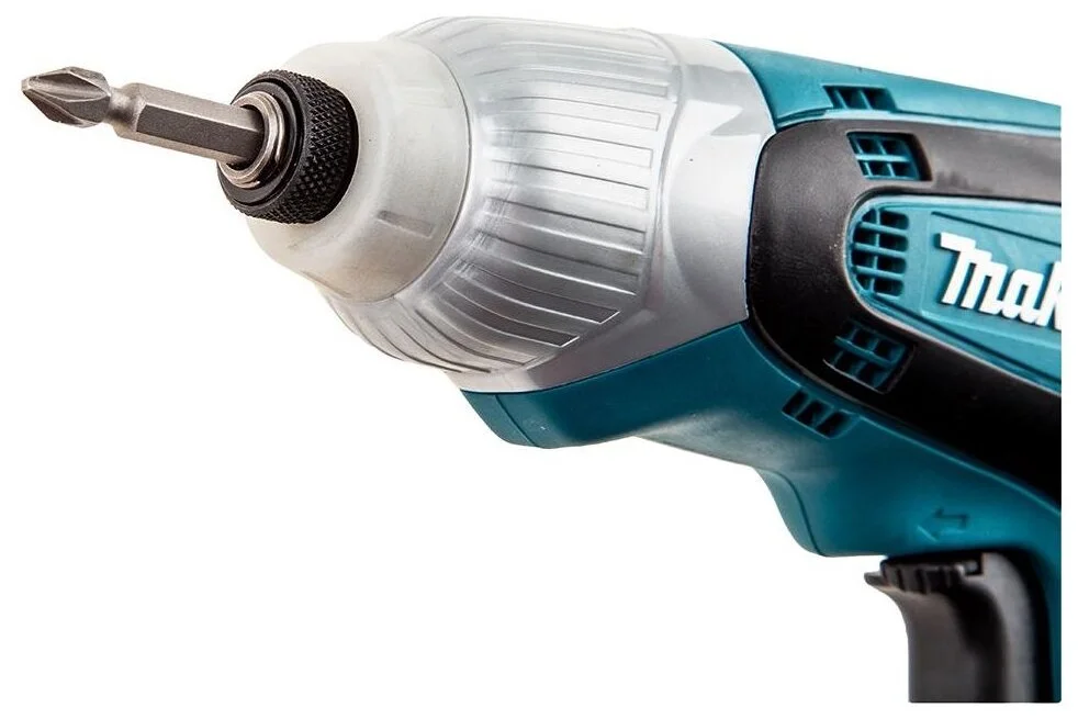 Дрель-шуруповерт Makita TD0100 230Вт патрон:шестигр.1/4"