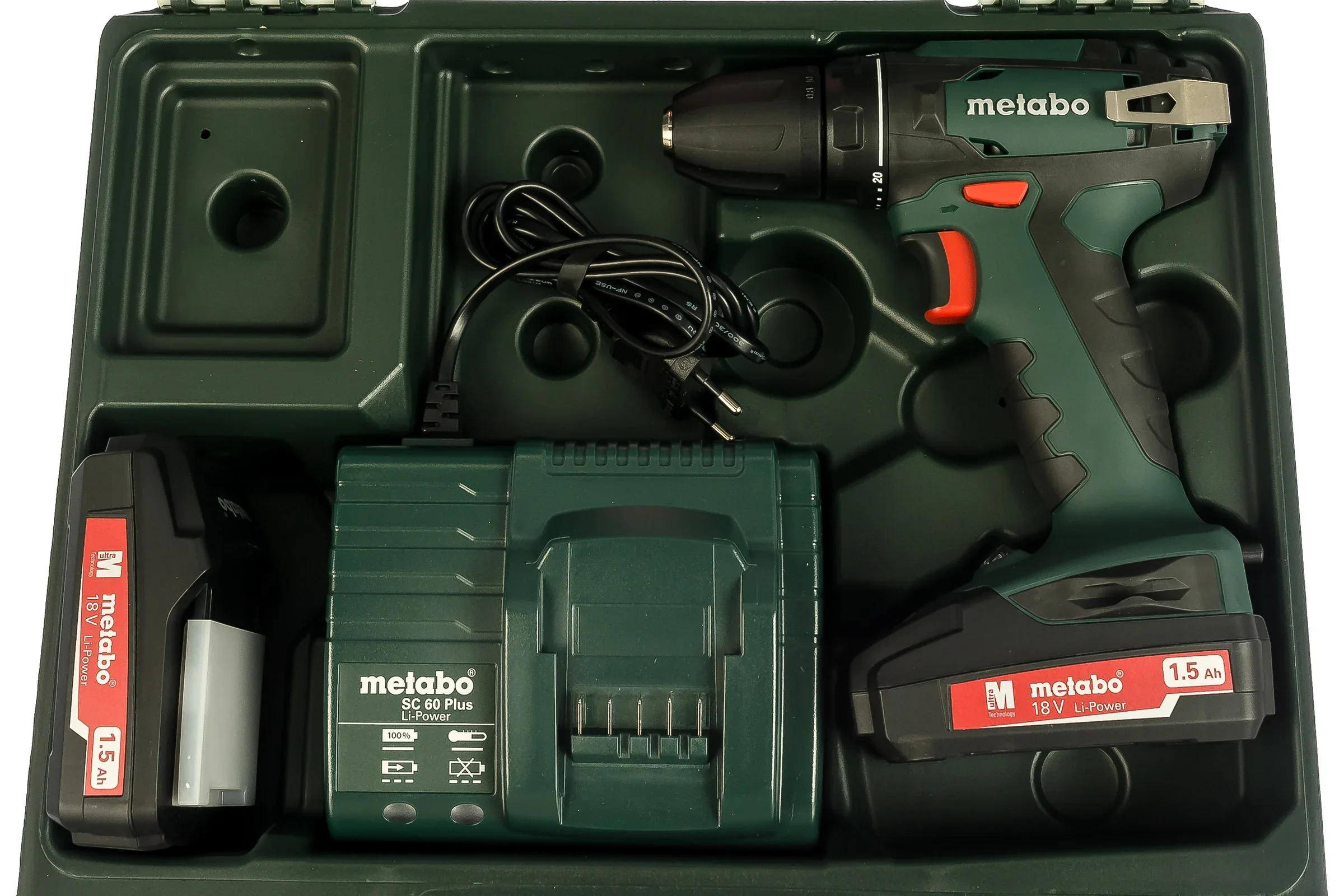 Дрель-шуруповерт Metabo BS 18 аккум. патрон:быстрозажимной (кейс в комплекте) (602207550)