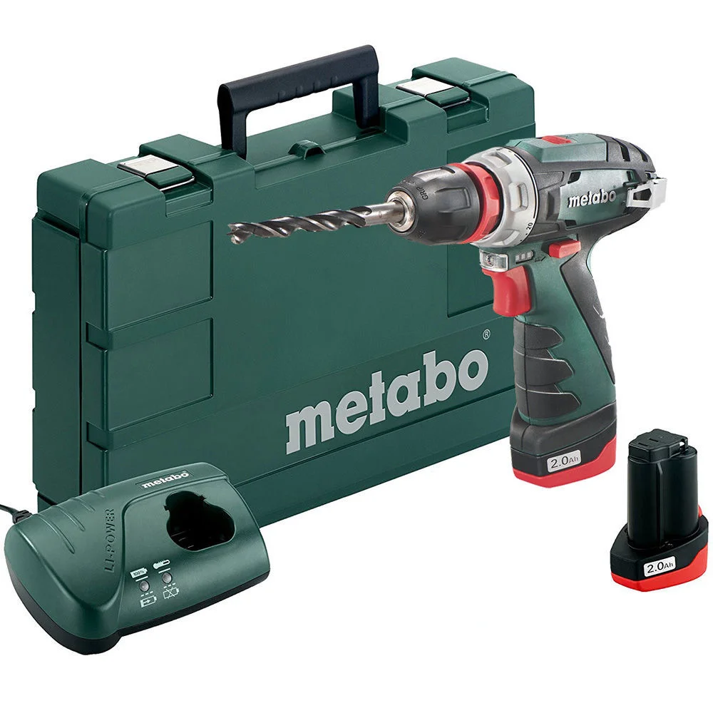 Дрель-шуруповерт Metabo PowerMaxx SB Basic аккум. патрон:быстрозажимной (кейс в комплекте) (600385710)
