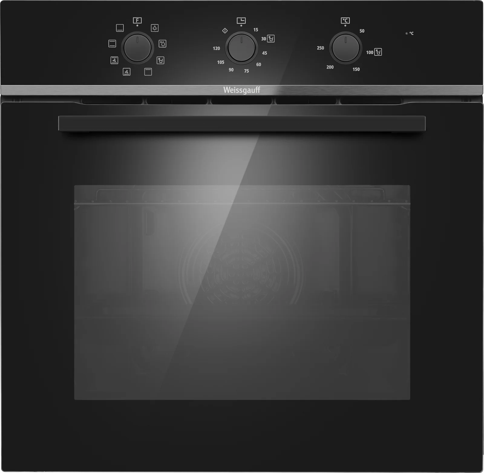 Духовой шкаф Электрический Weissgauff EOM 208 PDB Steam Clean черный