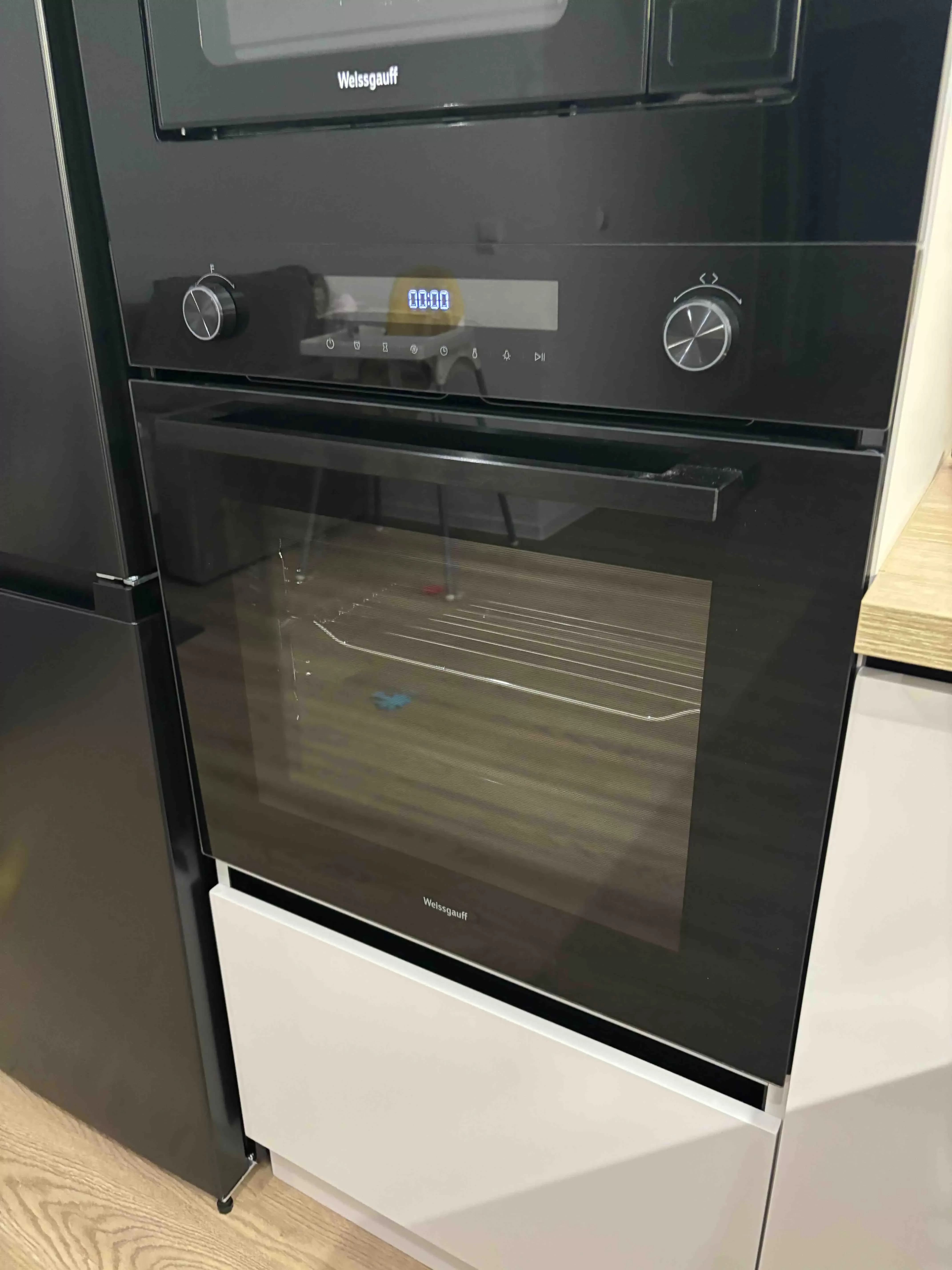 Духовой шкаф Электрический Weissgauff EOM 751 PDB Black Edition черный