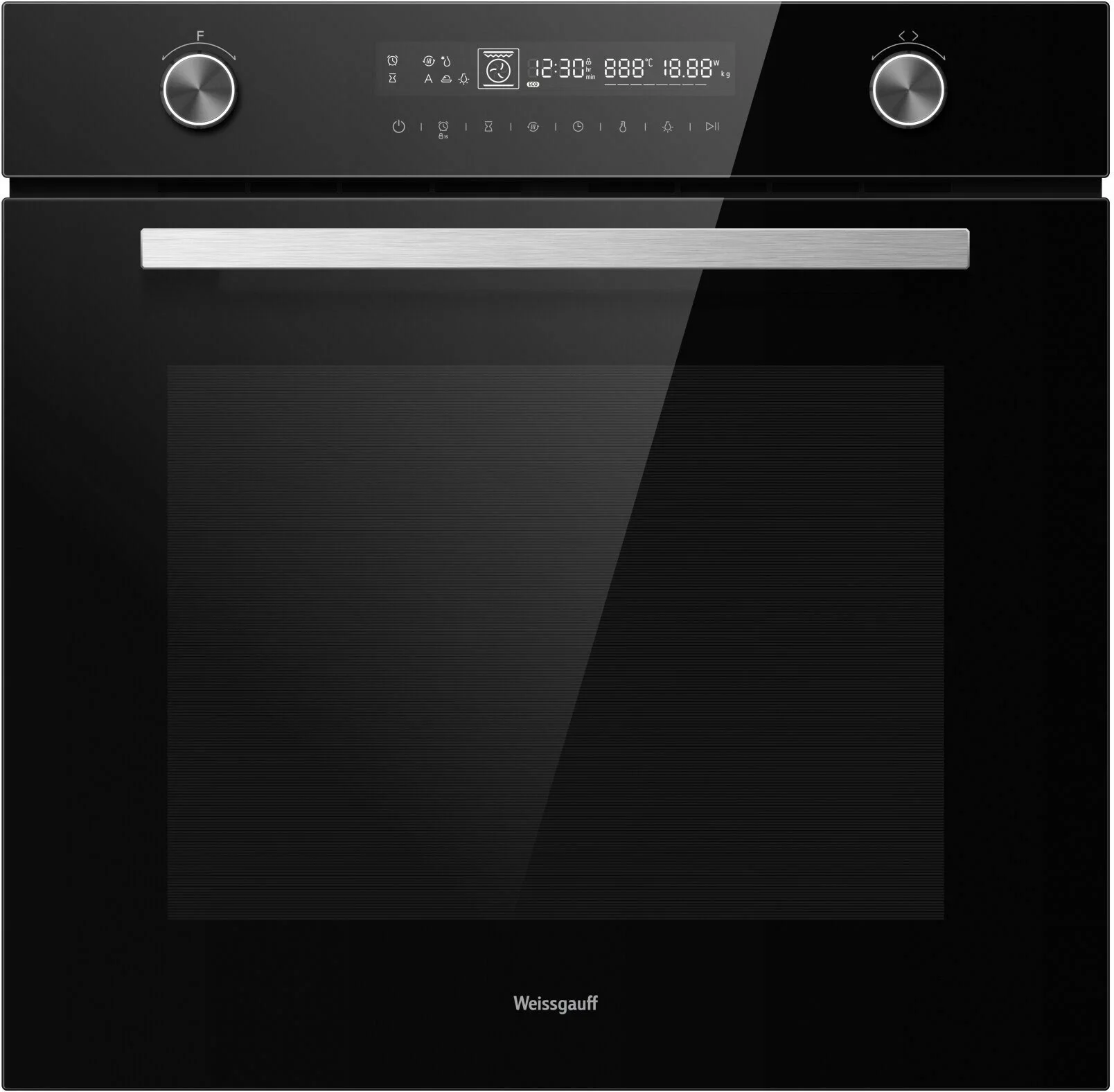 Духовой шкаф Электрический Weissgauff EOM 751 PDB Black Edition черный