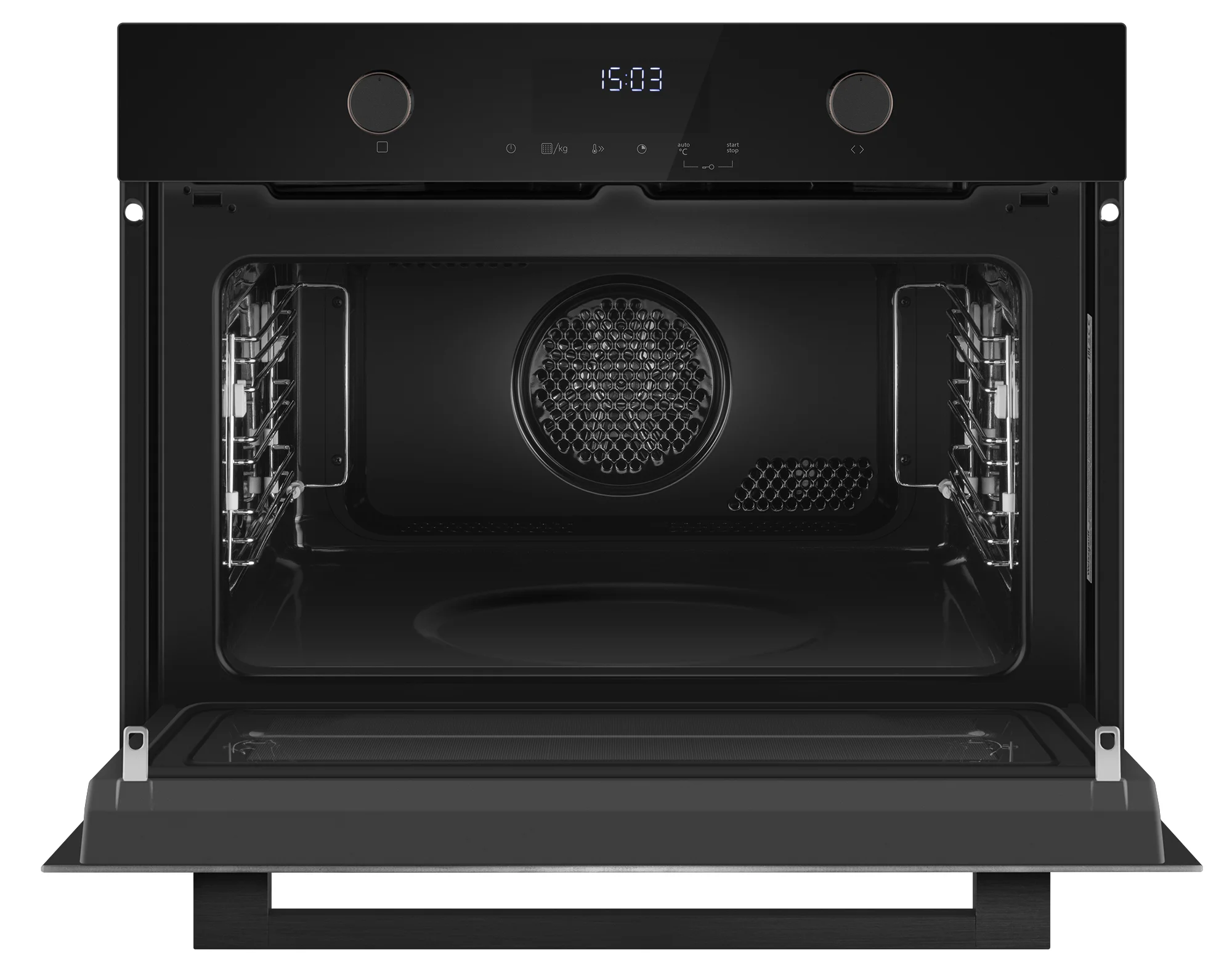 Духовой шкаф Электрический Weissgauff OE 4551 DB Black Edition черный