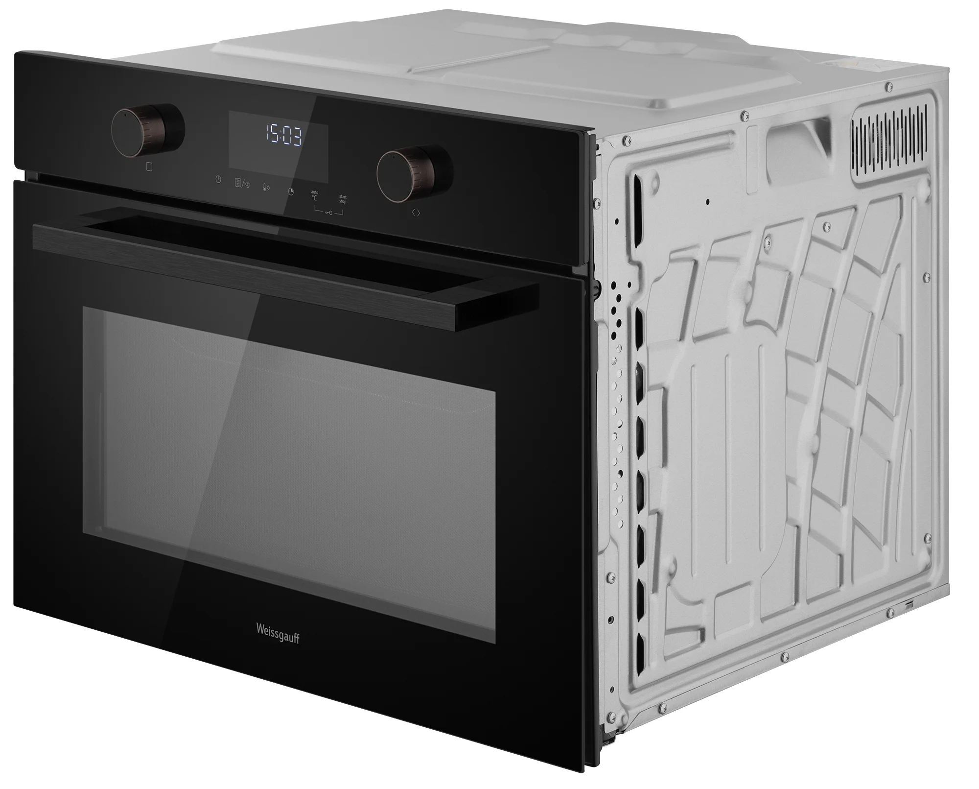 Духовой шкаф Электрический Weissgauff OE 4551 DB Black Edition черный