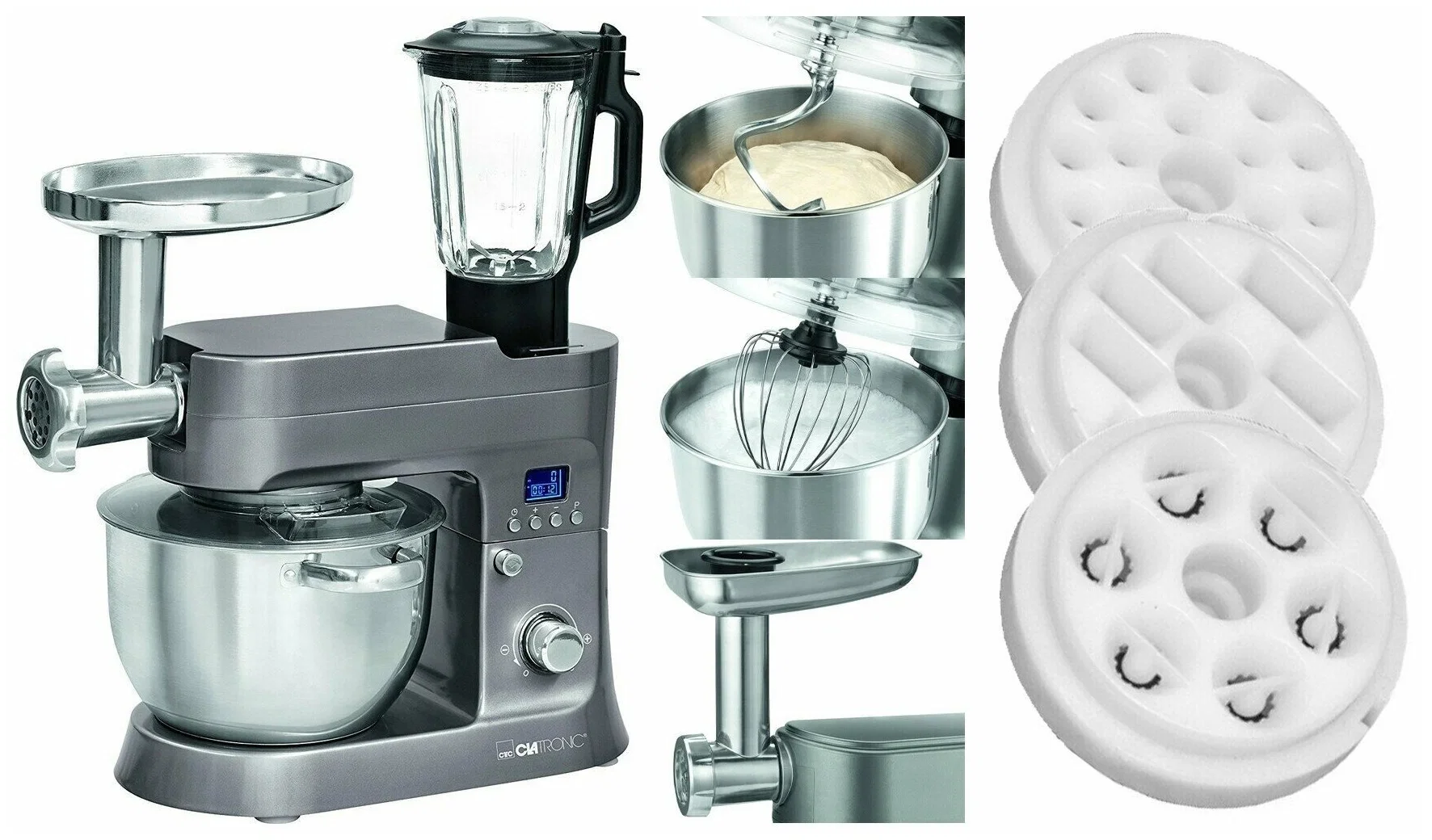 Кухонный комбайн Clatronic KM 3674 titan