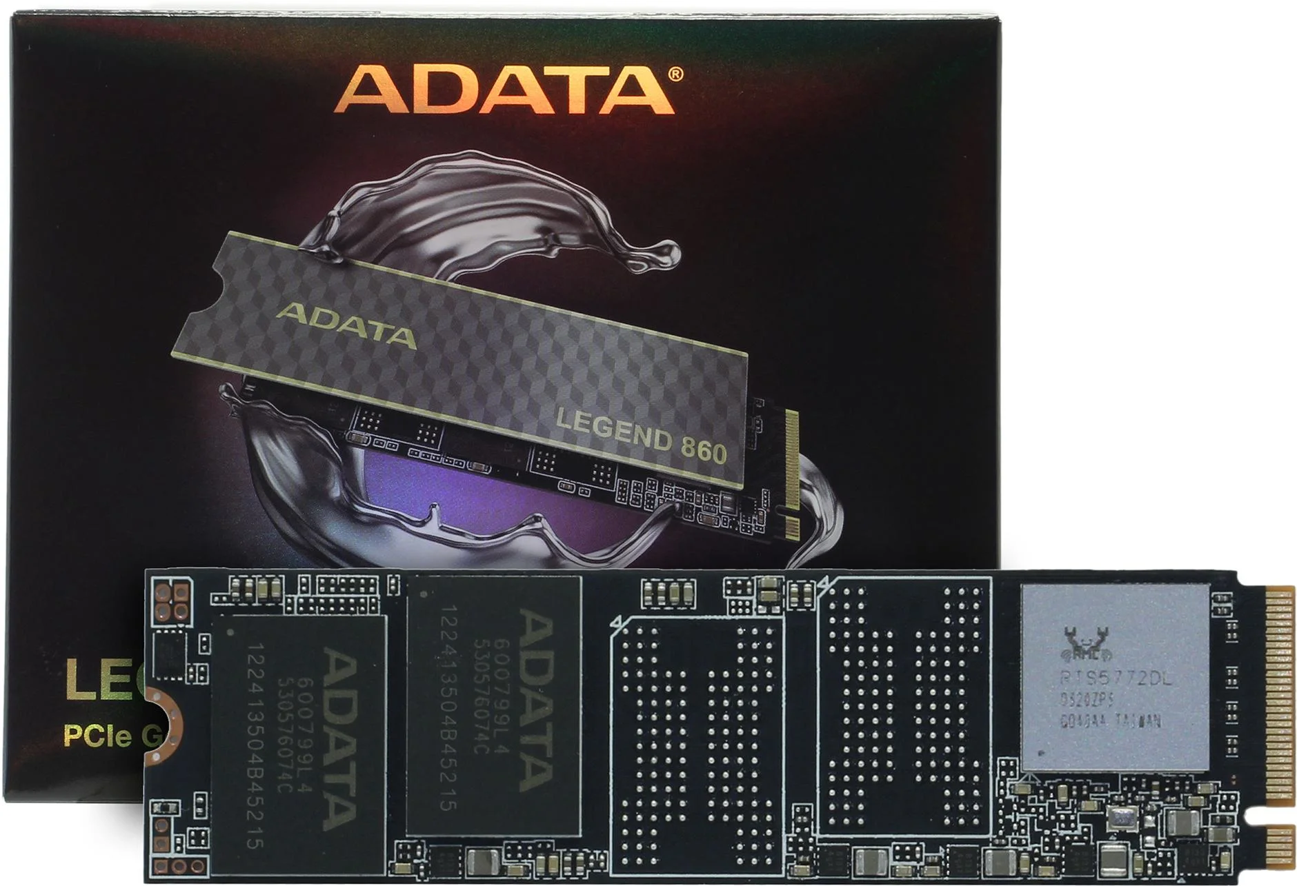 Твердотельный диск 500GB A-DATA LEGEND 860, M.2 2280, PCI-E 4x4, [R/W -5000/3000 MB/s] 3D-NAND (Works with PS5)