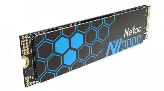 Твердотельный диск 500GB Netac NV3000, M.2 2280, PCI-E 3x4, [R/W -3100/2100 MB/s] 3D-NAND
