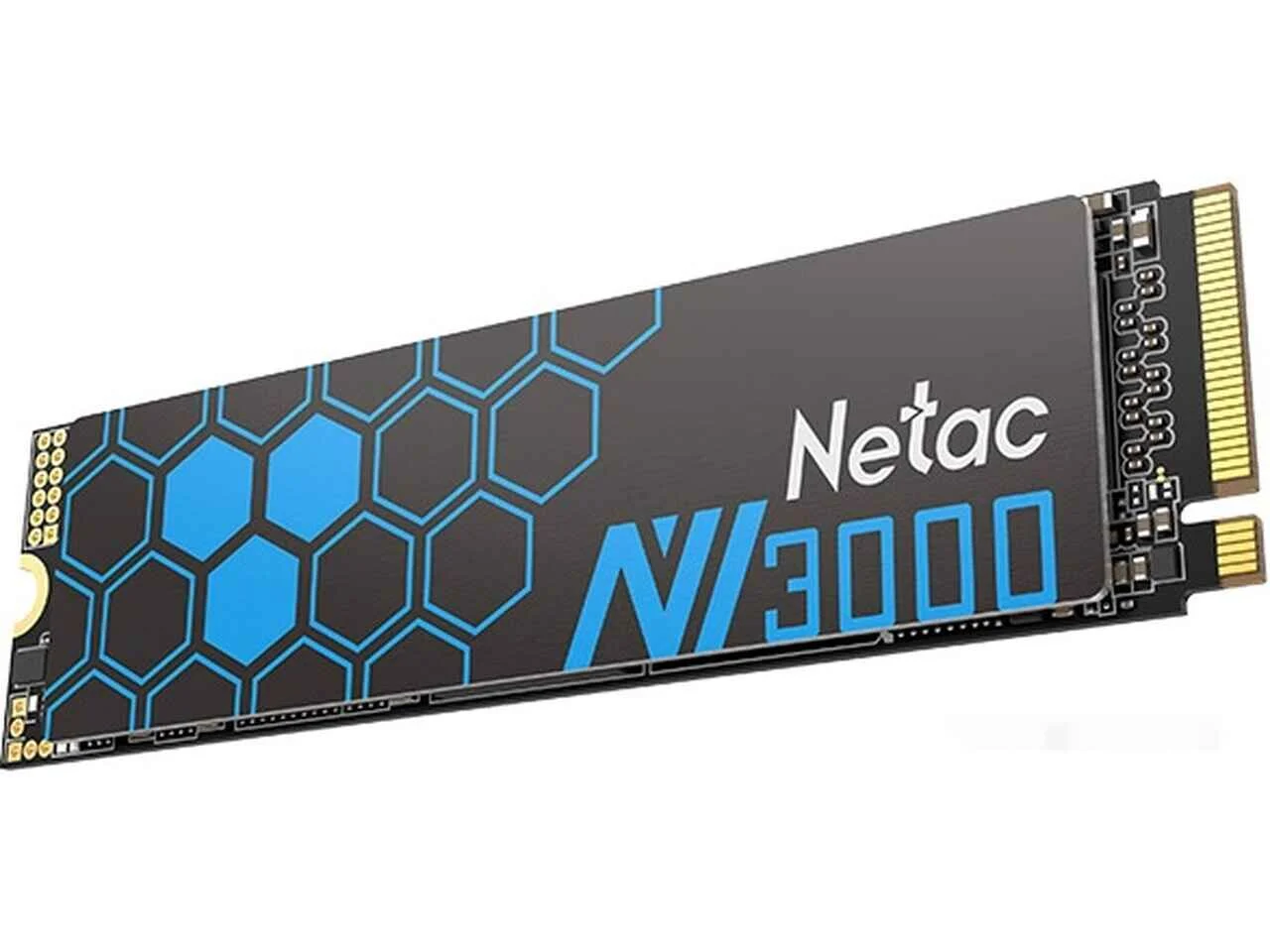 Твердотельный диск 500GB Netac NV3000, M.2 2280, PCI-E 3x4, [R/W -3100/2100 MB/s] 3D-NAND