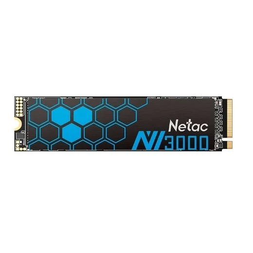 Твердотельный диск 500GB Netac NV3000, M.2 2280, PCI-E 3x4, [R/W -3100/2100 MB/s] 3D-NAND