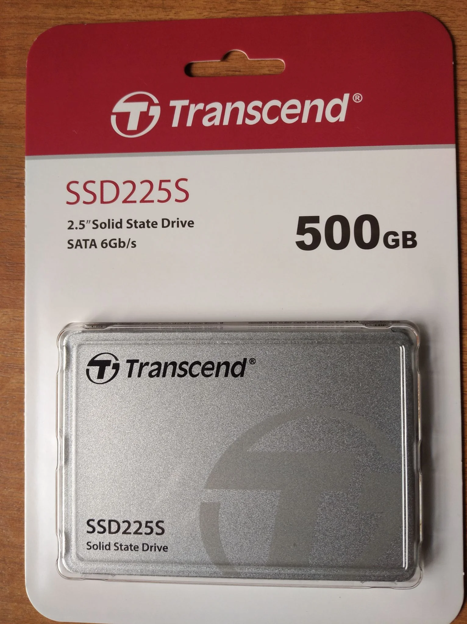 Твердотельный диск 500GB Transcend, 225S, SATA III [R/W - 480/530 MB/s]