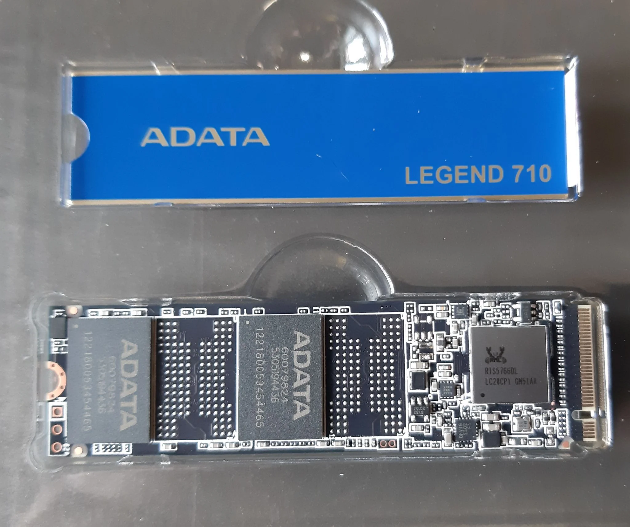 Твердотельный диск 512GB A-DATA LEGEND 710, M.2 2280, PCI-E 3x4, [R/W -2400/1600 MB/s] 3D-NAND