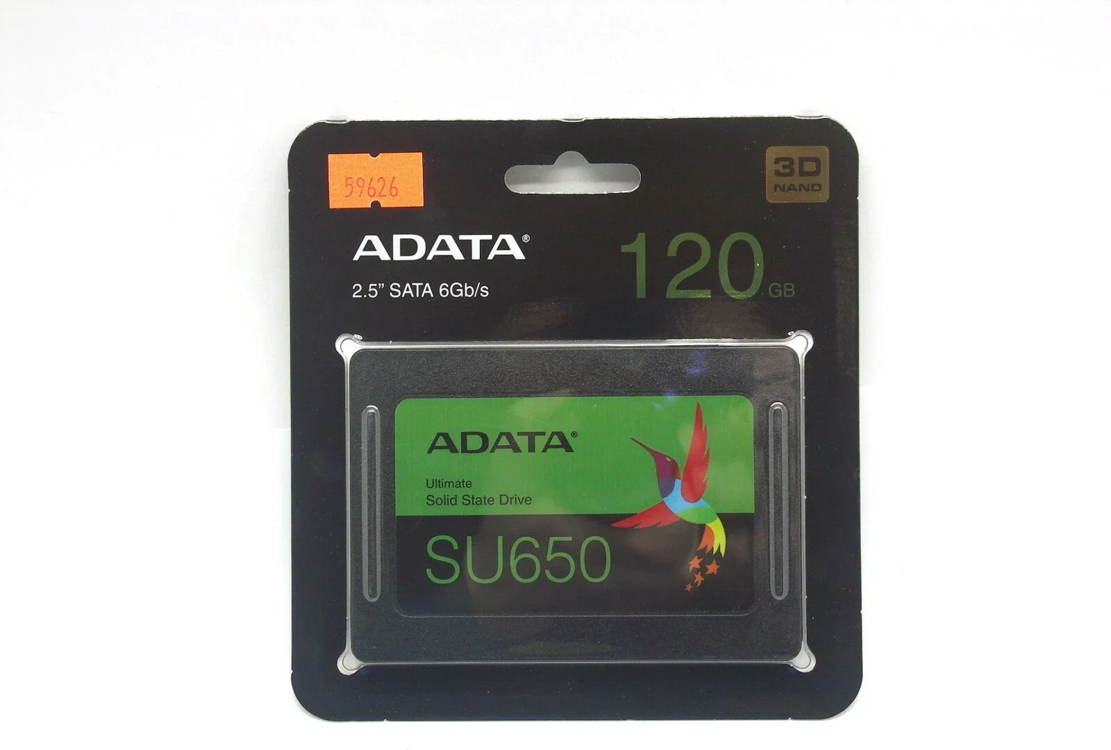 Твердотельный диск 512GB A-DATA Ultimate SU650, 2.5", SATA III, [R/W - 520/450 MB/s] 3D-NAND