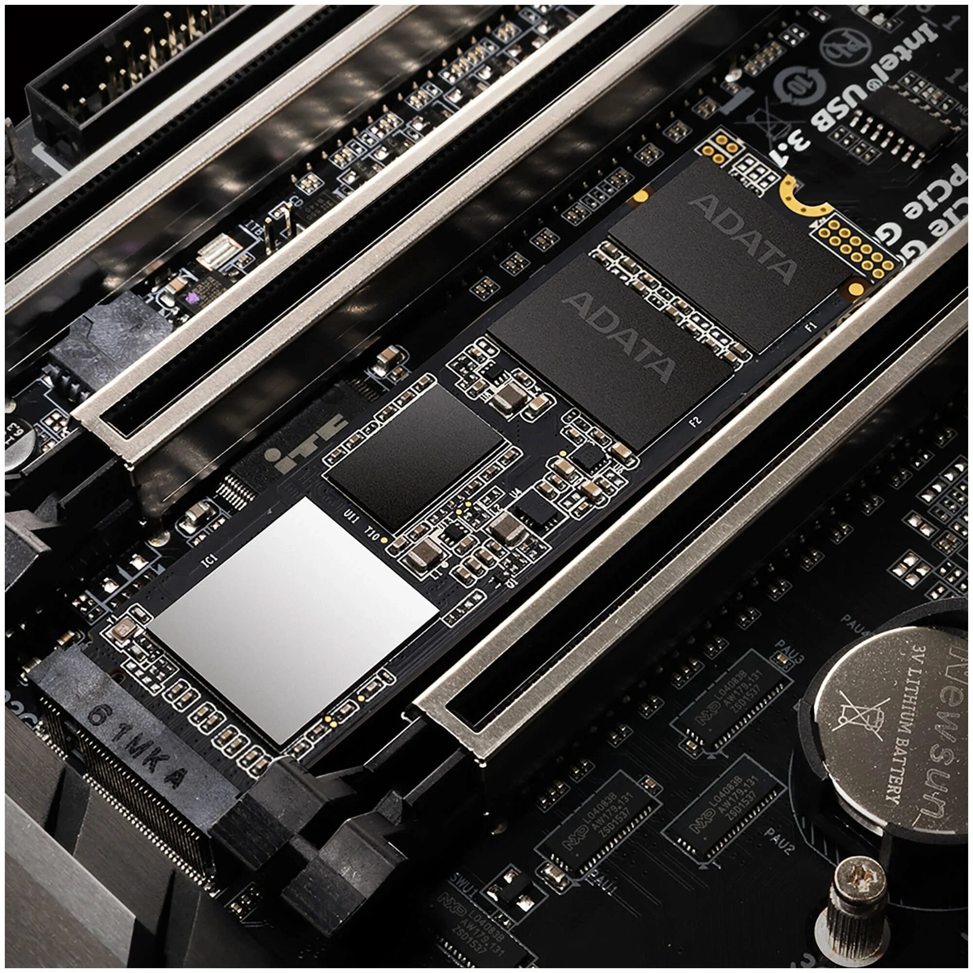 Твердотельный диск 512GB A-DATA XPG SX8200 Pro, M.2 2280, PCI-E 3x4, DRAM, LDPC ECC [R/W - 3350/2350 MB/s] 3D-NAND TLC