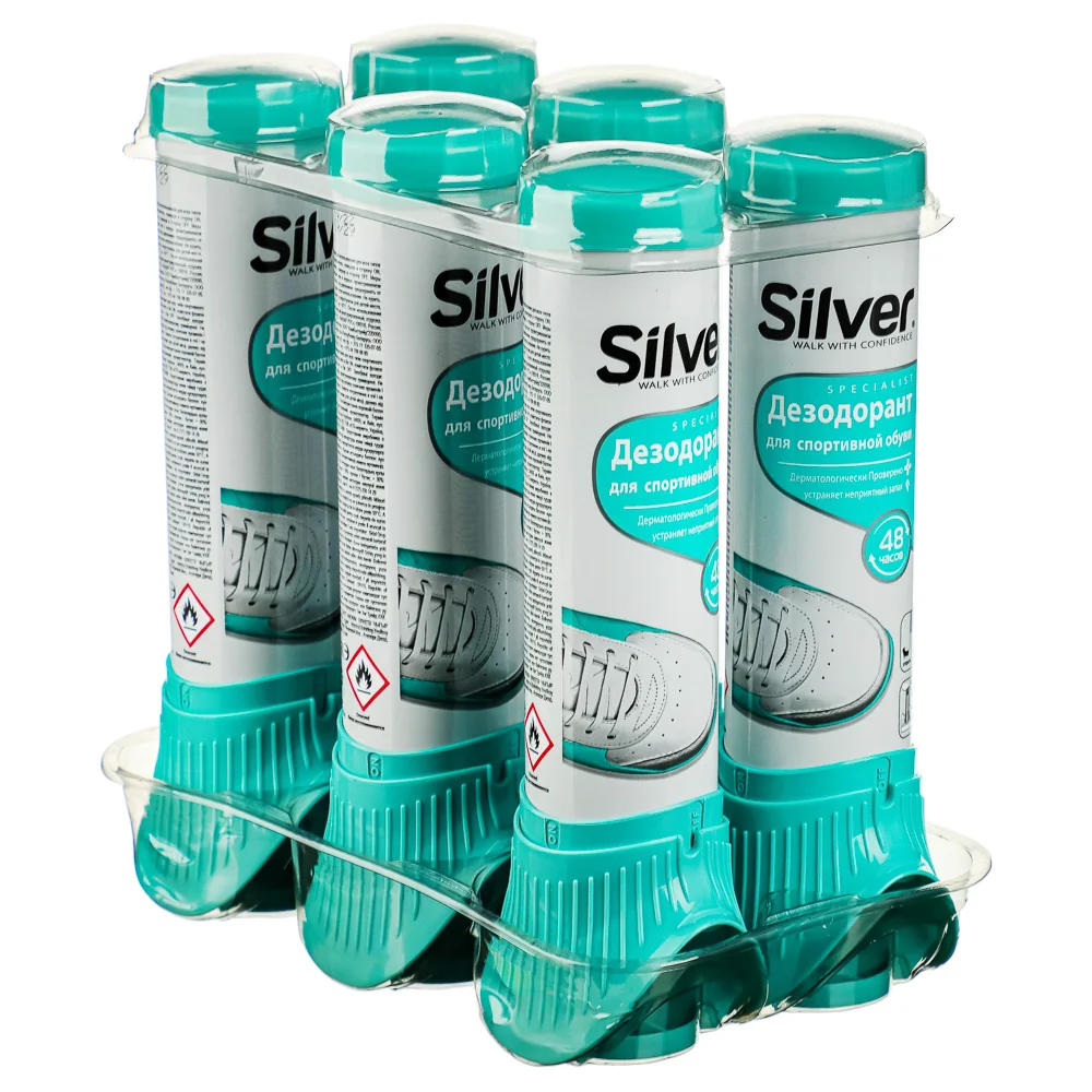VETT Дезодорант для спортивной обуви SILVER,100 мл, SD3005-00