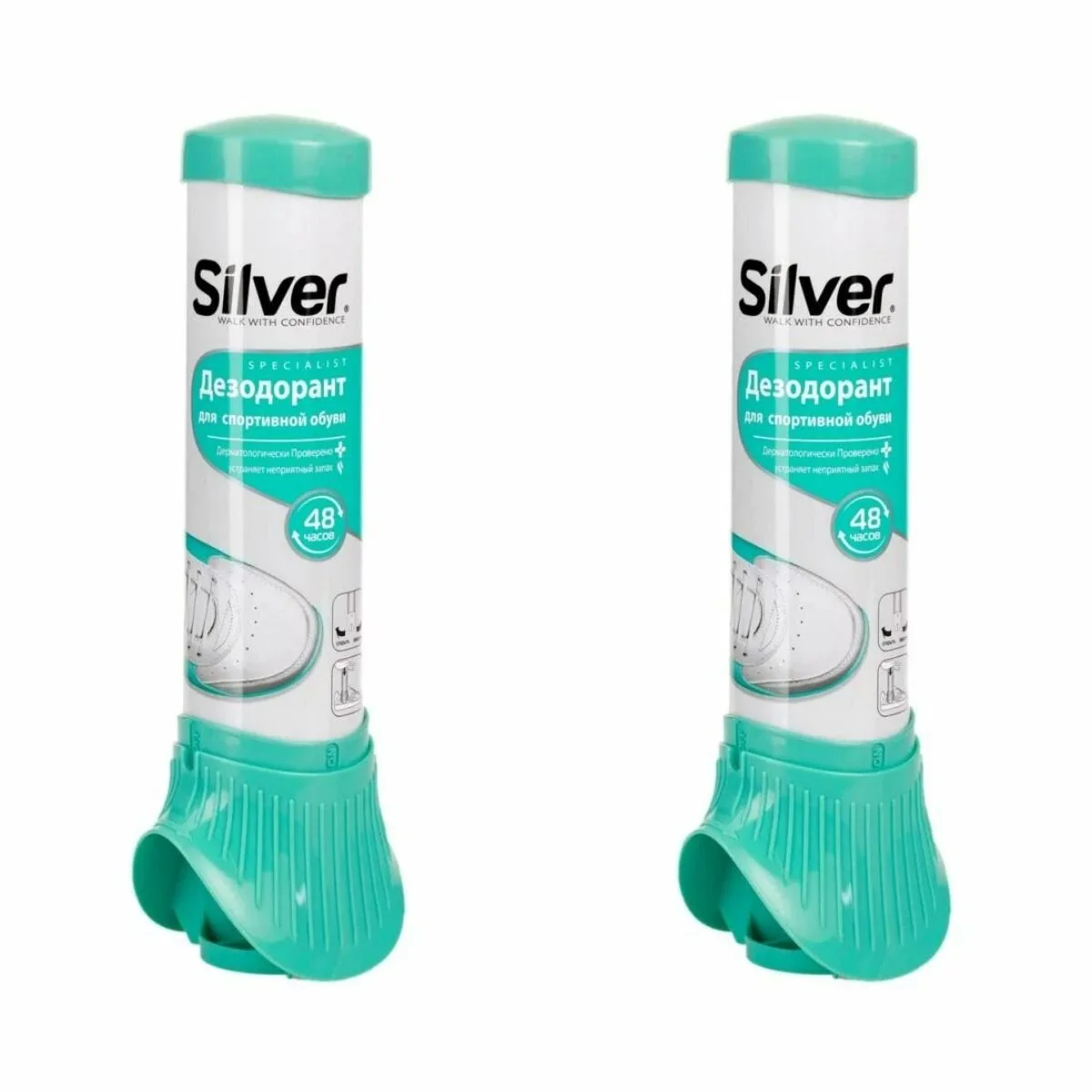 VETT Дезодорант для спортивной обуви SILVER,100 мл, SD3005-00