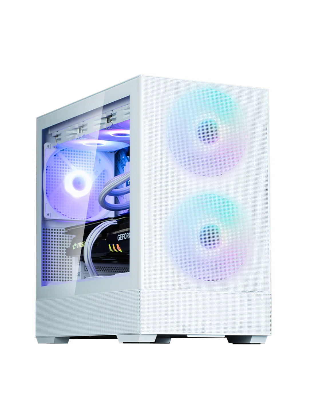 Корпус Zalman P30 Air White Mini-Tower Micro ATX/mini-ITX, без БП, Steel, Plastic , Tempered Glass, 3x140mm ARGB