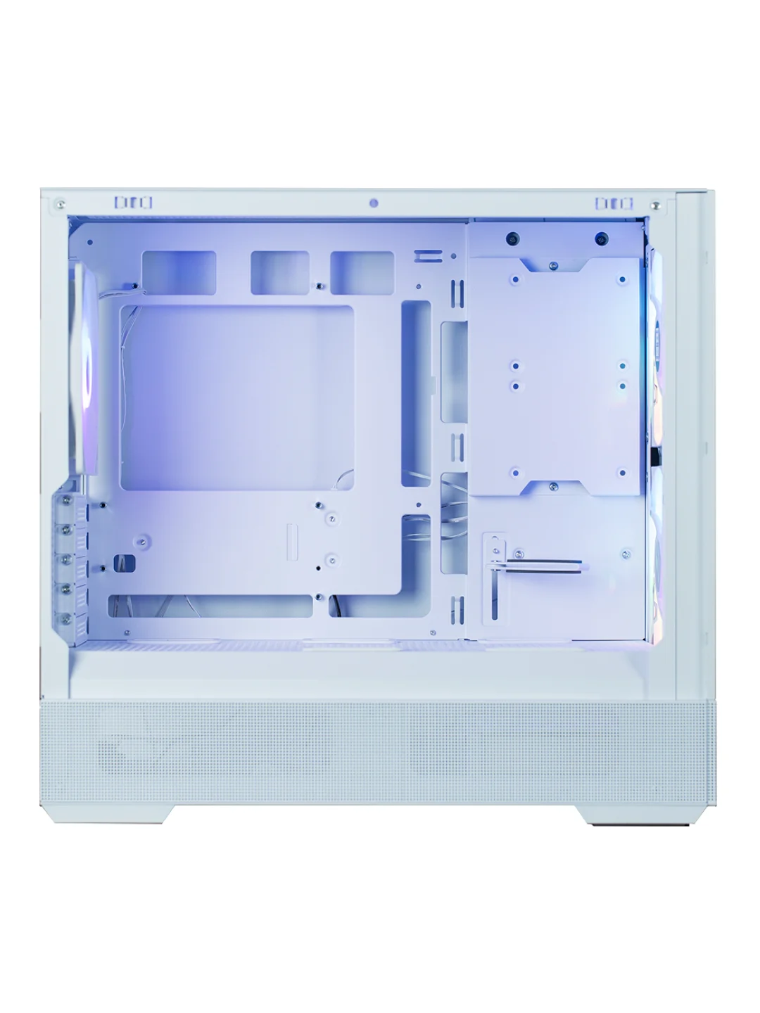 Корпус Zalman P30 Air White Mini-Tower Micro ATX/mini-ITX, без БП, Steel, Plastic , Tempered Glass, 3x140mm ARGB