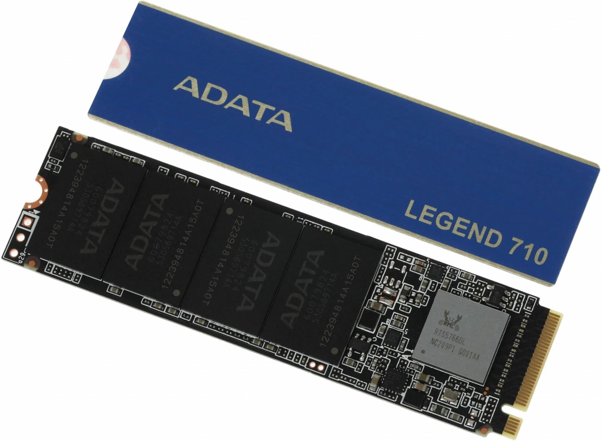 Твердотельный диск 1TB A-DATA LEGEND 710, M.2 2280, PCI-E 3x4, [R/W -2400/1800 MB/s] 3D-NAND