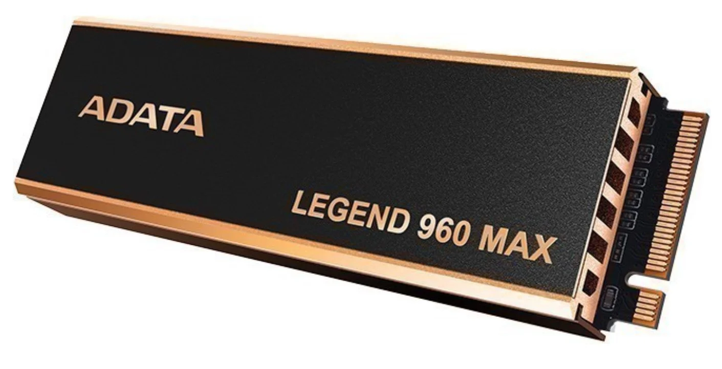 Твердотельный диск 1TB A-DATA LEGEND 960 MAX, M.2 2280, PCI-E 4x4, [R/W -7400/6000 MB/s] 3D-NAND TLC (Works with PS5)