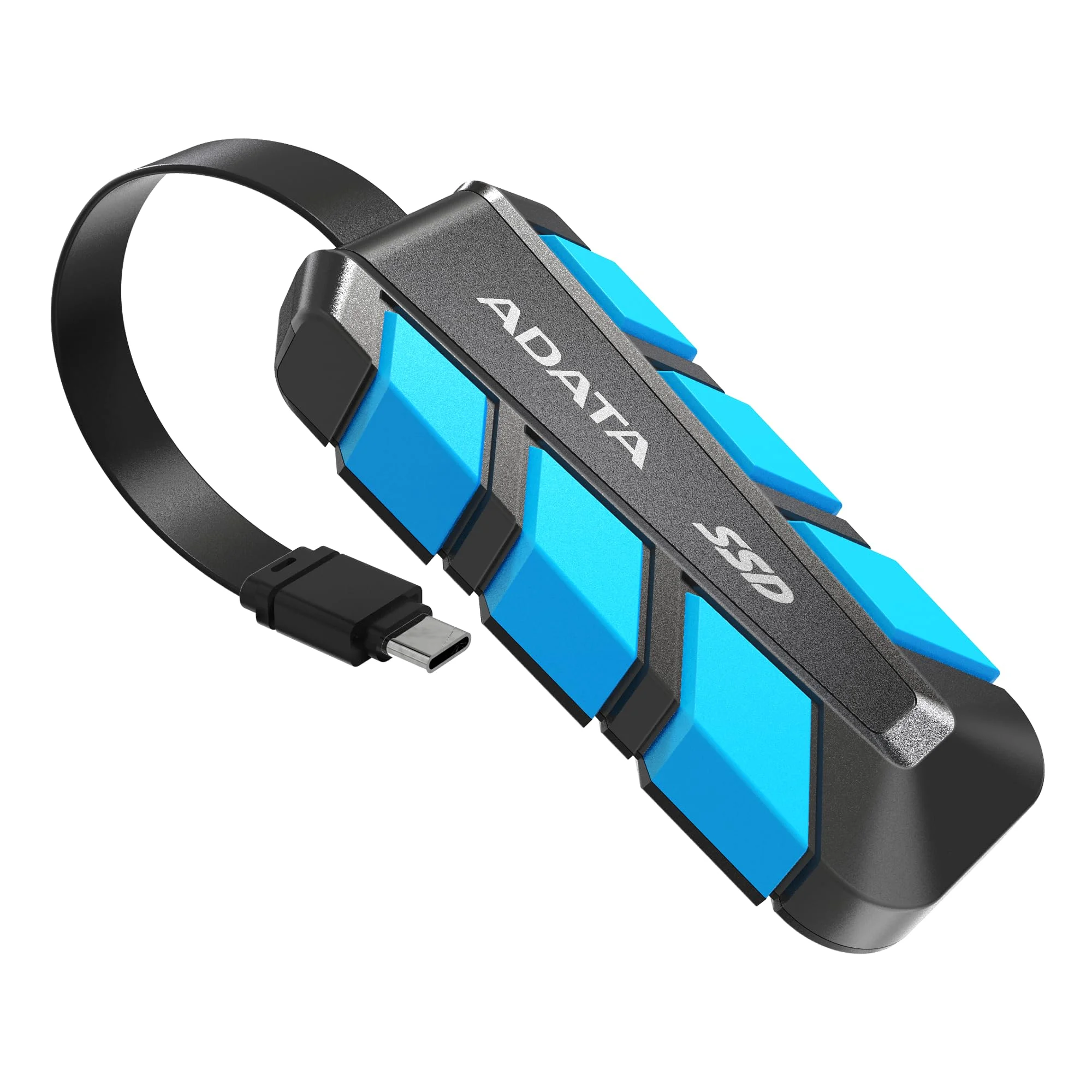 Твердотельный диск 1TB A-DATA SC740, External, USB 3.2 Gen 2 Type-C, [R/W -1050/1000 MB/s] синий