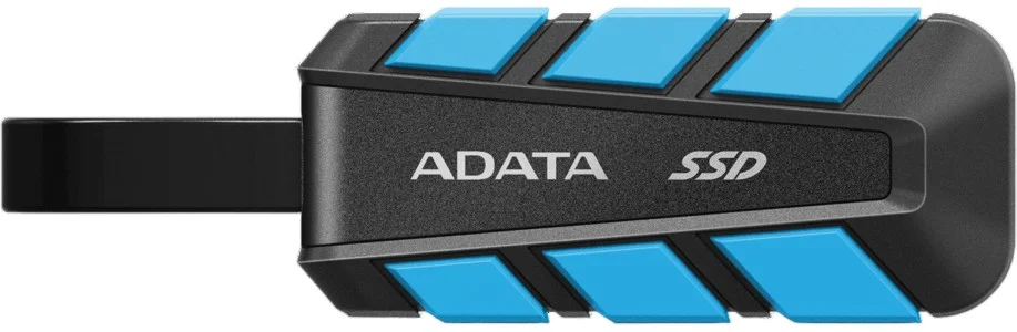 Твердотельный диск 1TB A-DATA SC740, External, USB 3.2 Gen 2 Type-C, [R/W -1050/1000 MB/s] синий