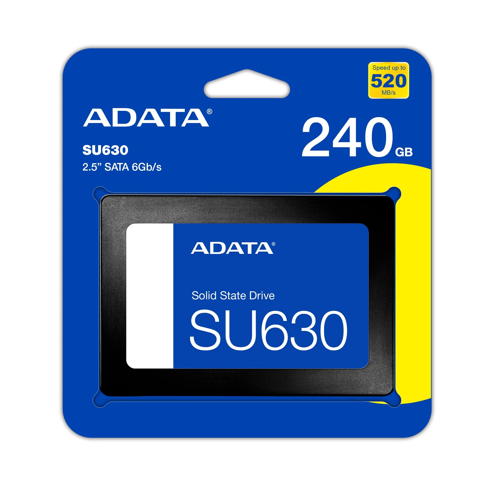 Твердотельный диск 1TB A-DATA Ultimate SU650, 2.5", SATA III, [R/W - 520/450 MB/s] 3D-NAND
