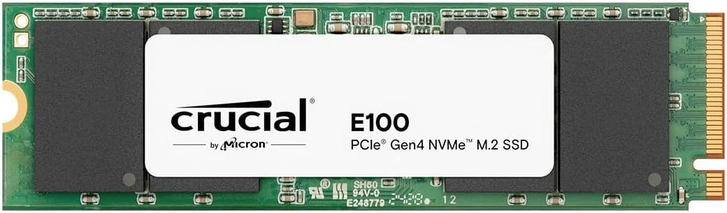 Твердотельный диск 1TB Crucial E100 M.2, M.2 2280, PCI-E 4x4 [R/W - 5000/4500 MB/s]