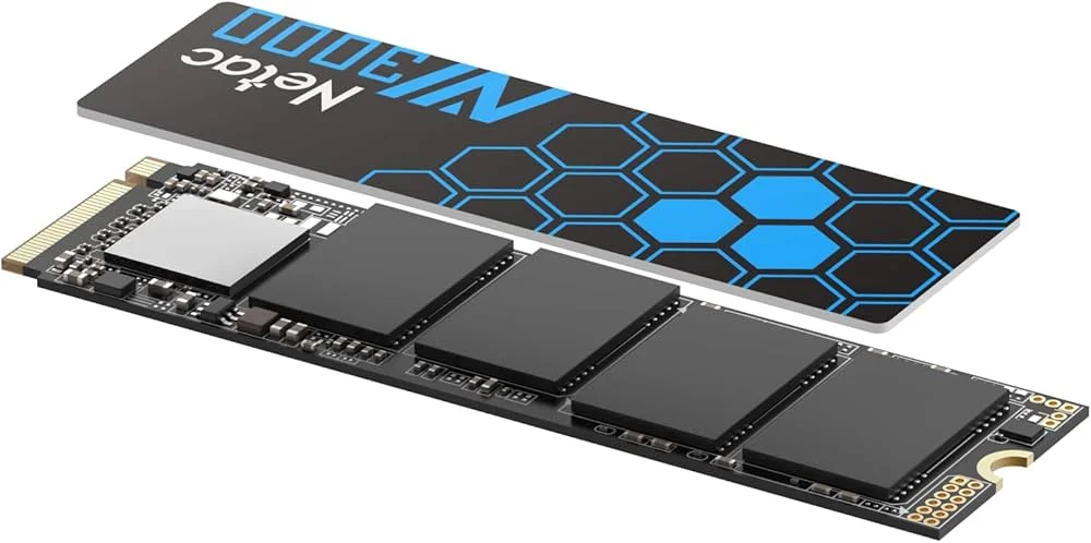Твердотельный диск 1TB Netac NV3000, M.2 2280, PCI-E 3x4, [R/W -3100/2400 MB/s] 3D-NAND