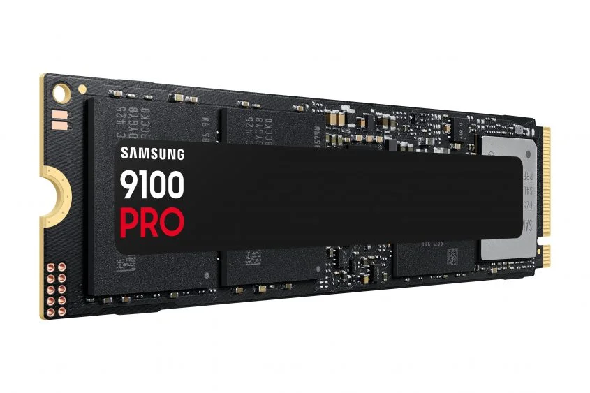 Твердотельный диск 1TB Samsung 9100 PRO, M.2, PCI-E 5.0 x4, TLC 3D NAND [R/W - 14800/13400 MB/s]