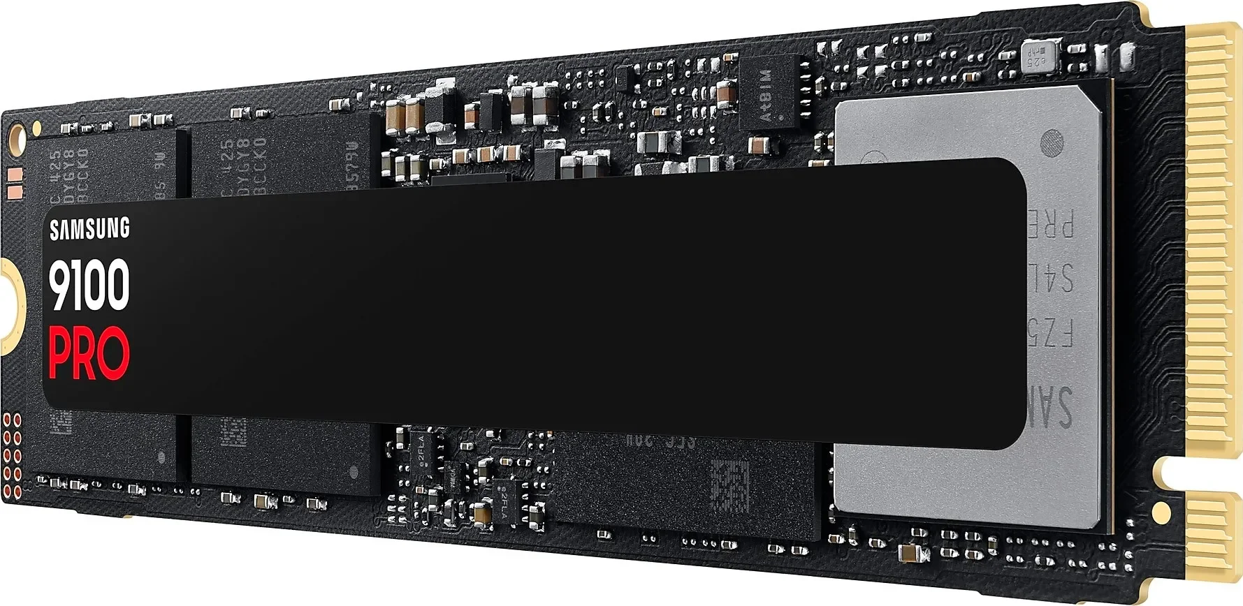 Твердотельный диск 1TB Samsung 9100 PRO, M.2, PCI-E 5.0 x4, TLC 3D NAND [R/W - 14800/13400 MB/s] с радиатором