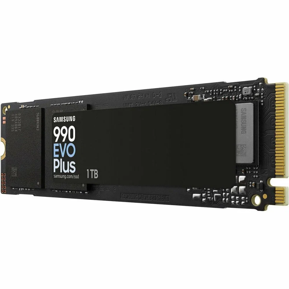 Твердотельный диск 1TB Samsung 990 EVO Plus, M.2, PCI-E 5.0 x2, V-NAND TLC [R/W - 7150/6300 MB/s]