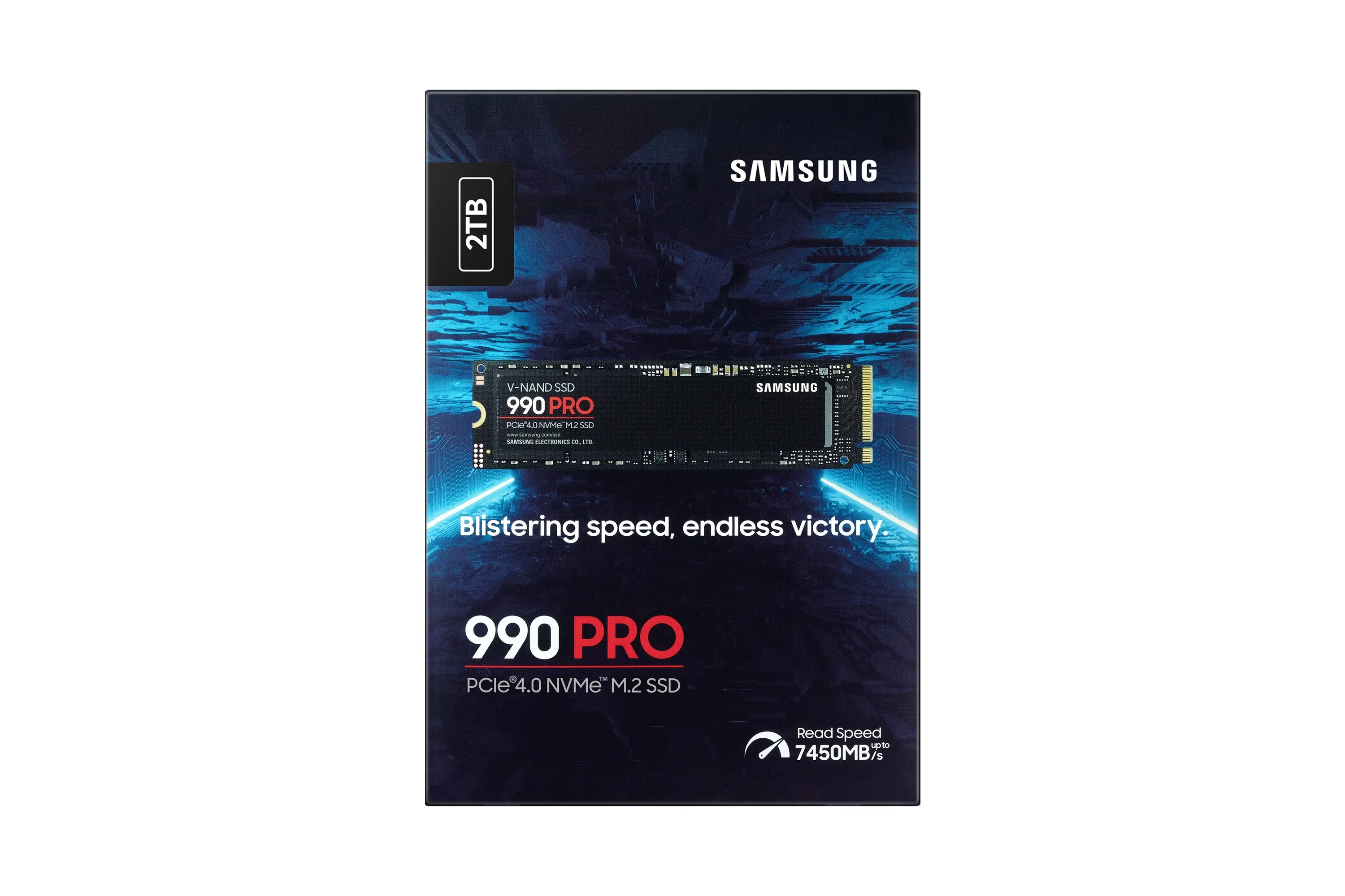 Твердотельный диск 1TB Samsung 990 PRO, M.2, PCI-E 4.0 x4, TLC 3D NAND [R/W - 7450/6900 MB/s]