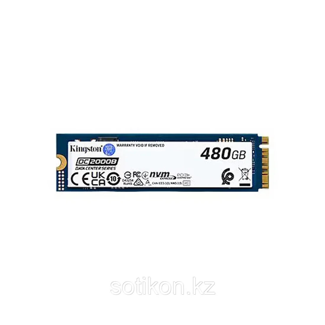 Твердотельный диск 960GB Kingston DC2000B M.2, NVMe,PCI-E 4.0 x4 [R/W - 7000/1300 MB/s] 700 TBW with Heatsink