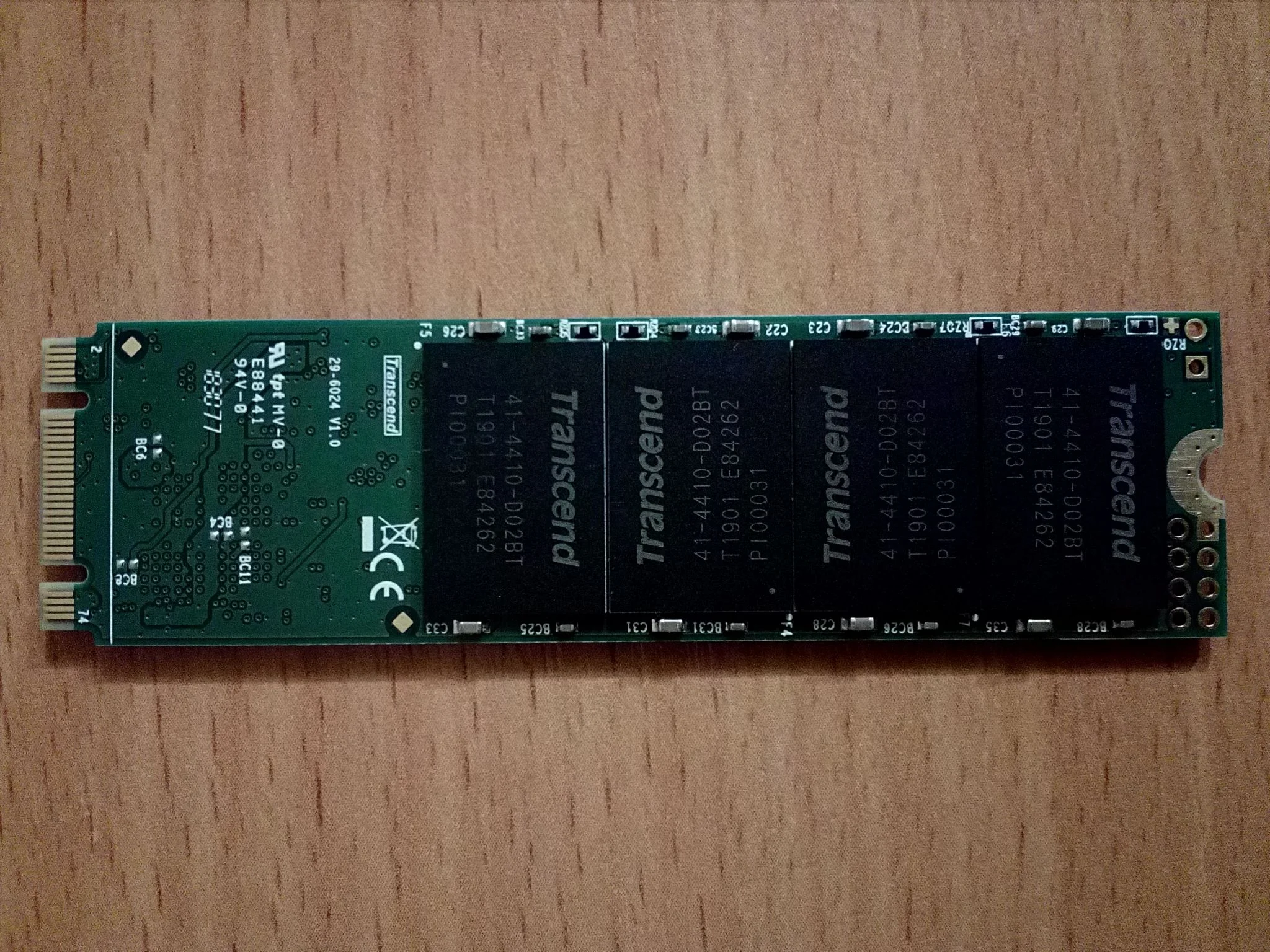 Твердотельный диск 960GB Transcend MTS820, M.2, SATA III [R/W - 560/520 MB/s] TLC