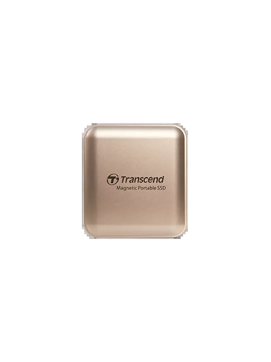 Твердотельный диск 1TB Transcend ESD420 USB 3.2 Gen 2.2 Type-C [R/W - 2000/2000 MB/s] Champagne Gold MagSafe