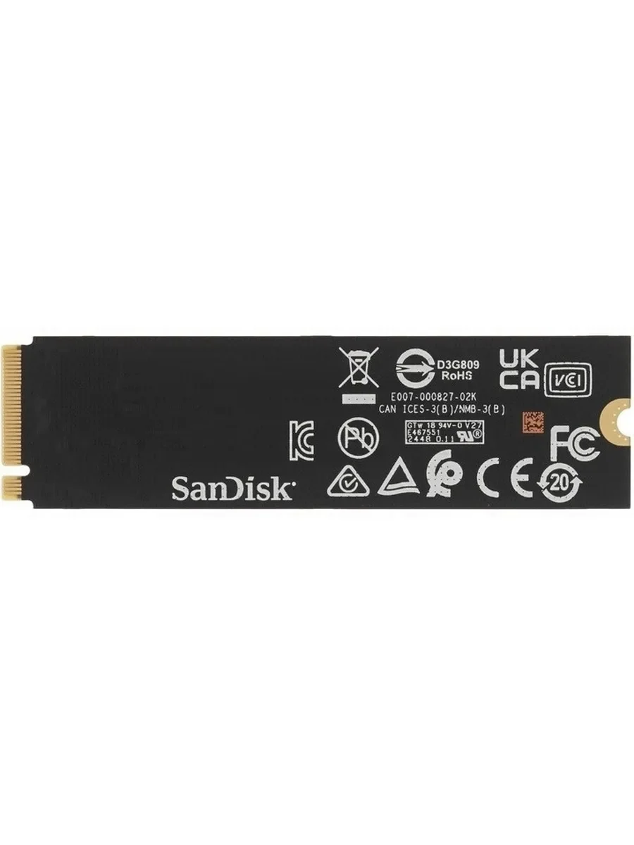 Твердотельный диск 1TB WD Black SN7100 , M.2 2280, PCI-E 4x4, [R/W - 7250/6900 MB/s] 3D-NAND TLC
