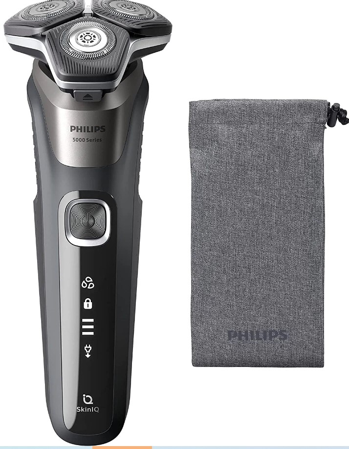 Электробритва Philips S5887/10 роторная, 3 головки, влажное-сухое бритье