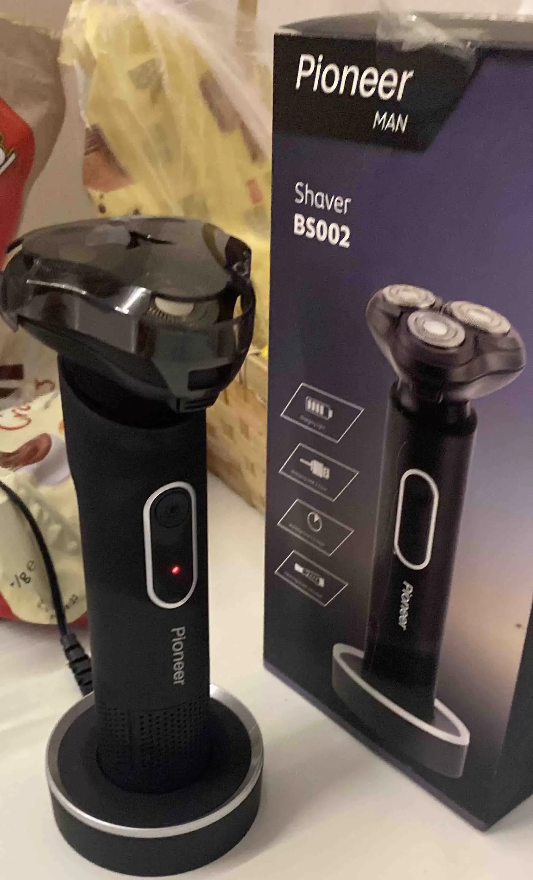 Электробритва Pioneer BS002 (600 мАч, сухое и влажное бритье)