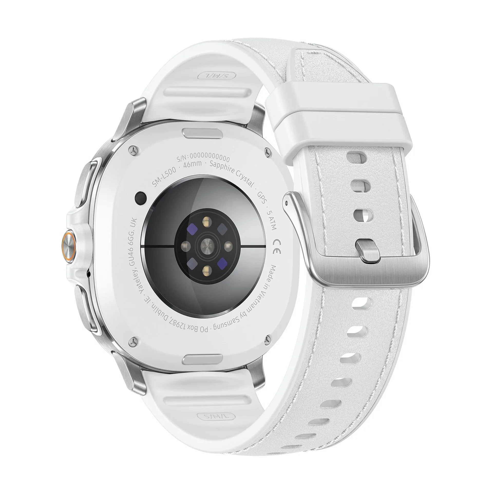 Смарт-часы Samsung Galaxy Watch 8 Classic 1.34" Super AMOLED корп.серебристый рем.белый (SM-L500NZWAMEA)
