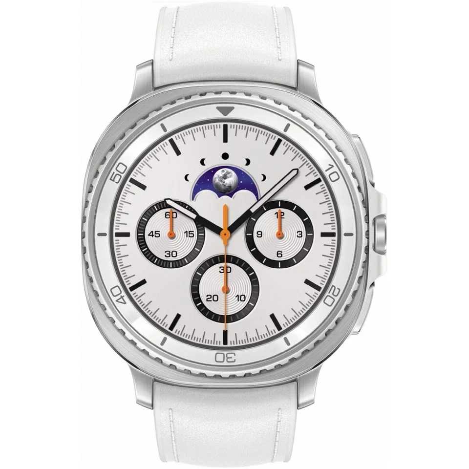 Смарт-часы Samsung Galaxy Watch 8 Classic 1.34" Super AMOLED корп.серебристый рем.белый (SM-L500NZWAMEA)