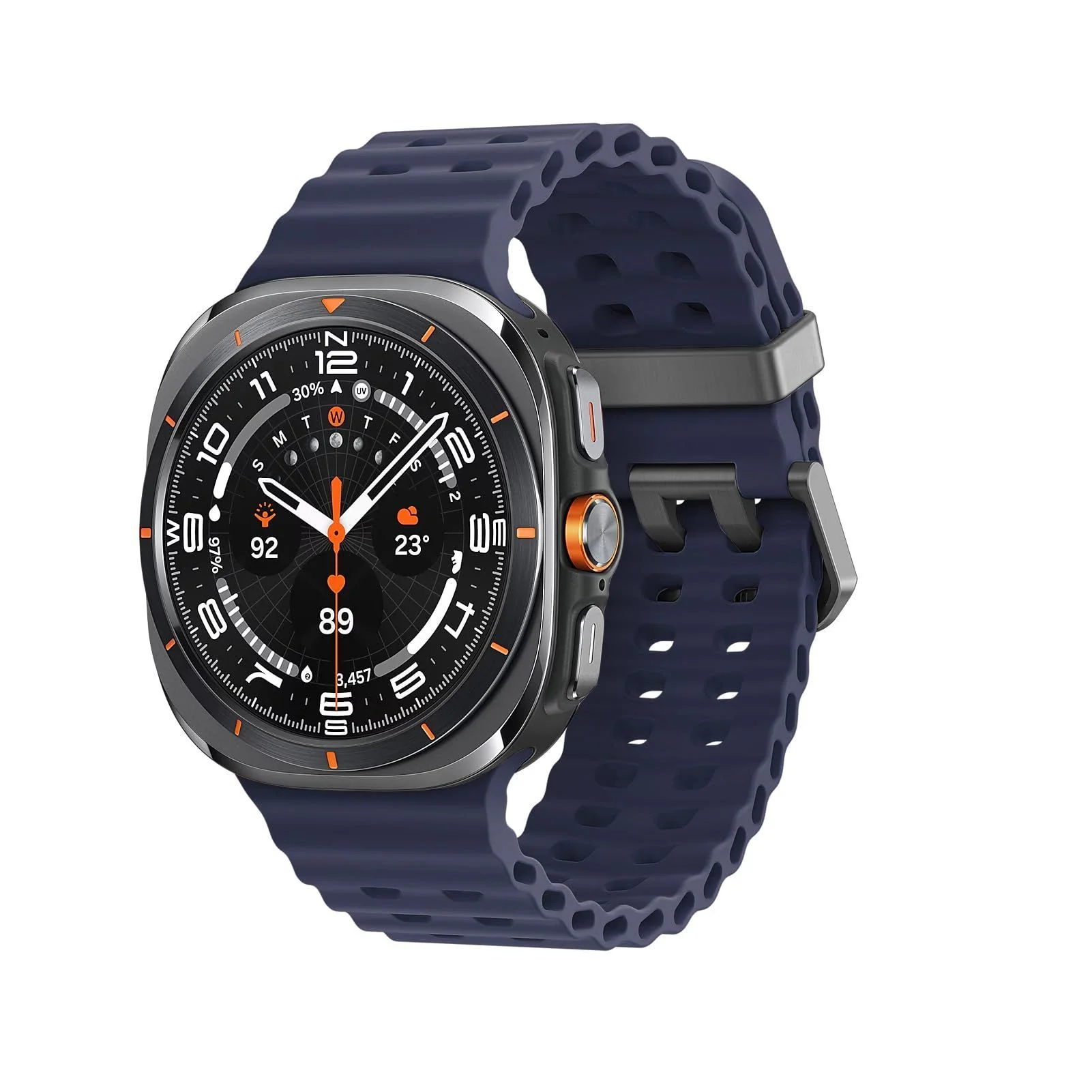 Смарт-часы Samsung Galaxy Watch Ultra LTE 47мм 1.5" AMOLED корп.серый рем.синий (SM-L705FZB1CAU)