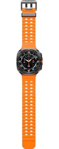 Смарт-часы Samsung Galaxy Watch Ultra LTE 47мм 1.5" AMOLED корпус черный, ремешок оранжевый
