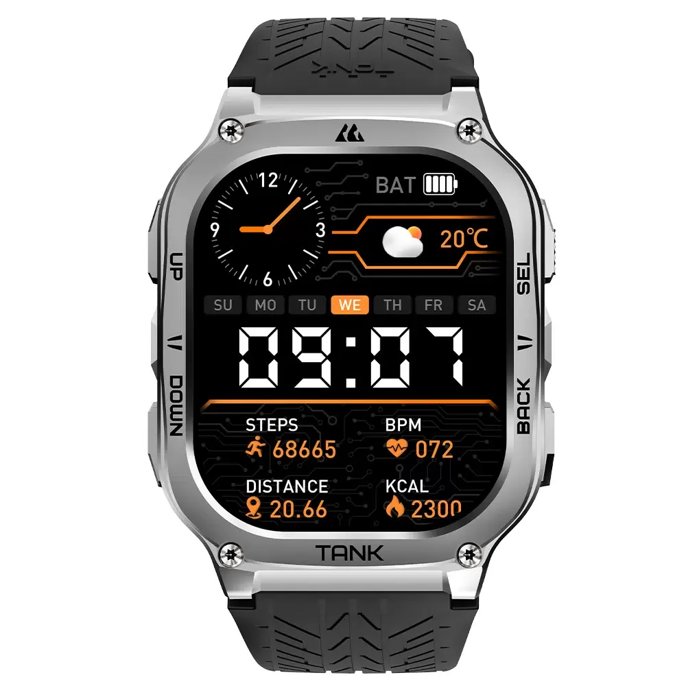 Умные часы KOSPET TANK M3 Ultra Silver