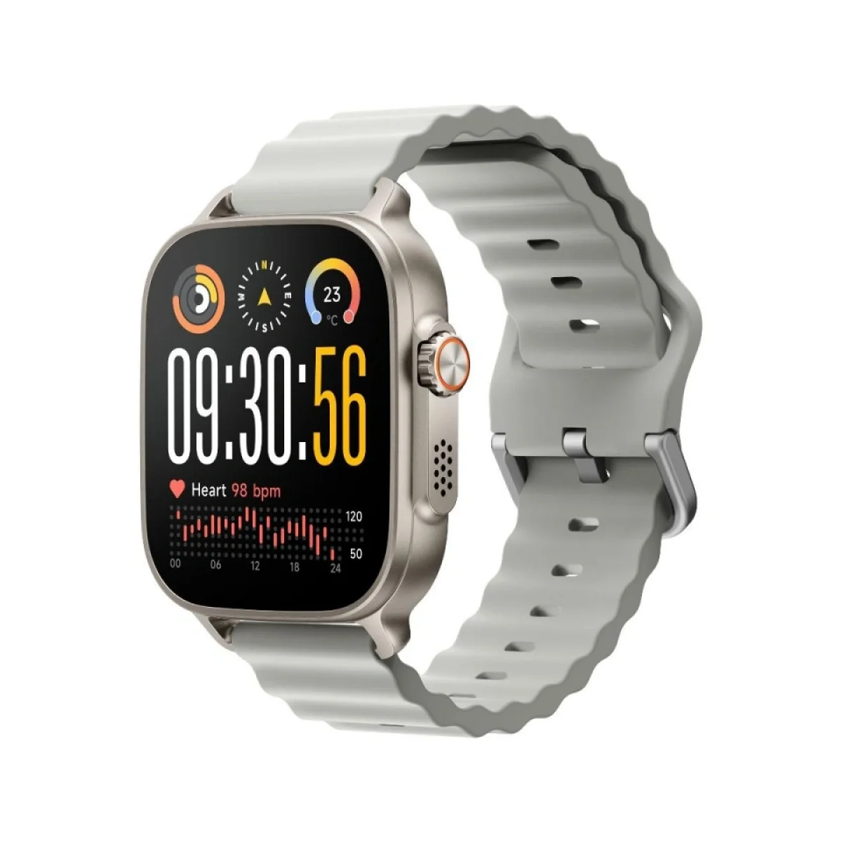 Умные часы Realme Watch 5 1.97" AMOLED корп.серебристый рем.серебристый (RMW2501)